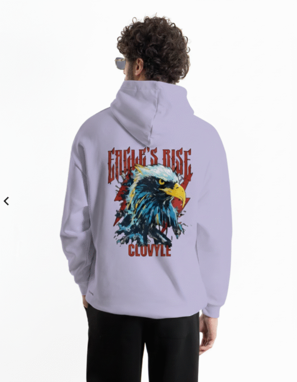 ClovyLe “Eagle’s Rise” Hoodie – Bold Eagle Graphic Streetwear Sweatshirt | Power & Freedom Edition